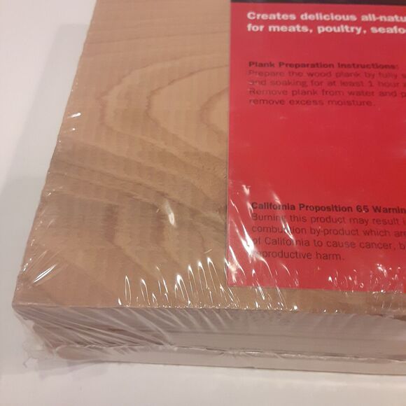 Chefmate Cedar Grilling Planks 4pc New BBQ - Picture 6 of 6